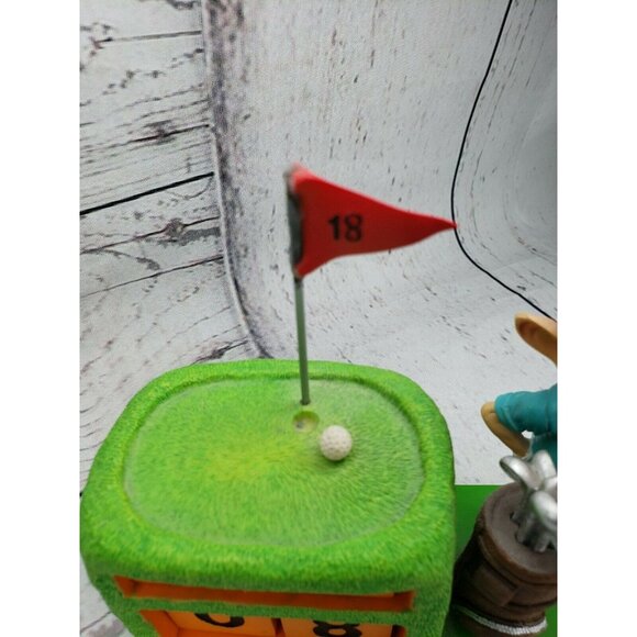 Coots 3D Golf Figurine Date Desk Calendar - "Old Coot" with Month and Date Tiles - Picture 8 of 12